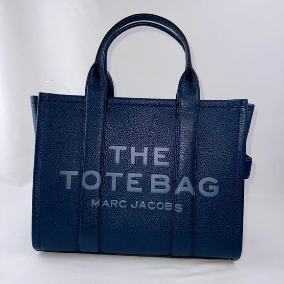 NEW MARC JACOBS medium tote bag dark blue color AUTHENTIC - Picture 2 of 7